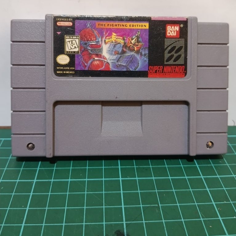 kaset nintendo snes power ranger fighting original