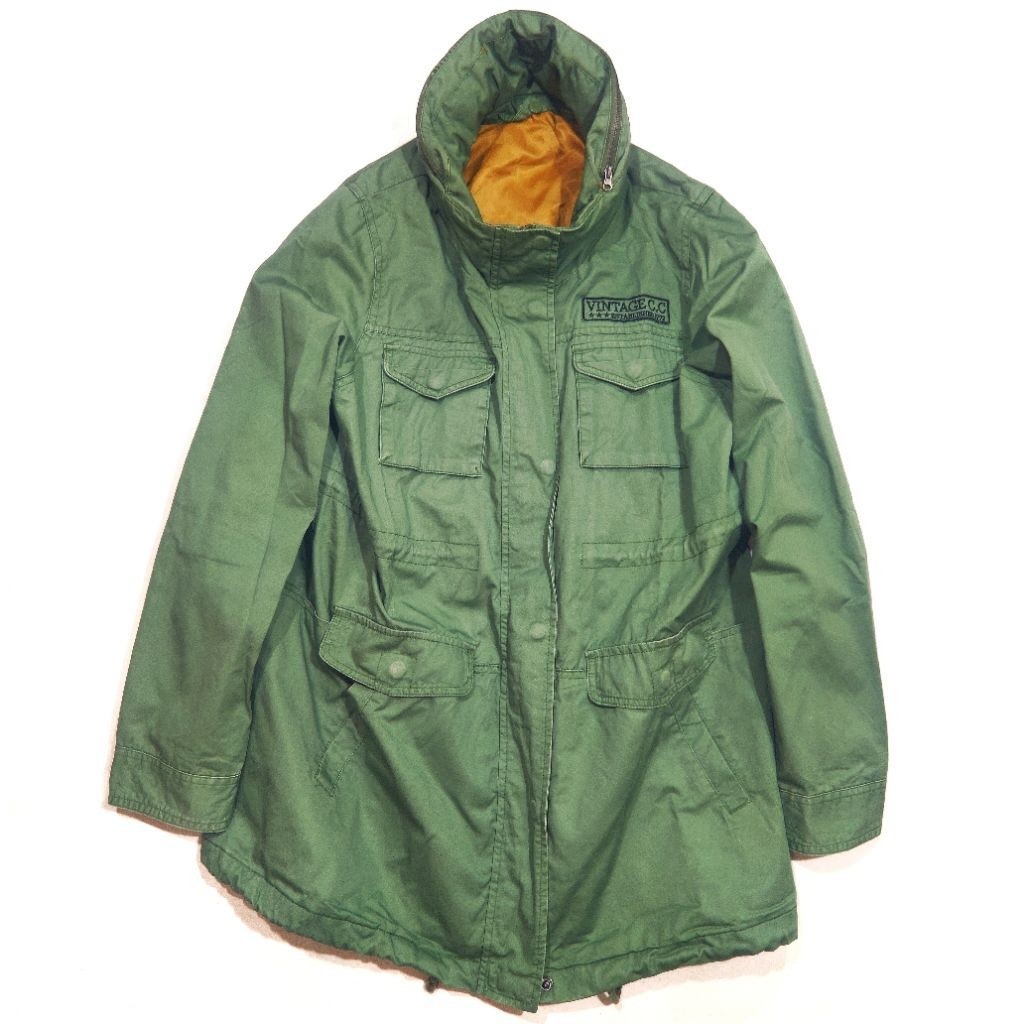 Parka Hijau Army Vintage
