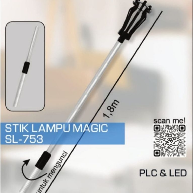 Stik Lampu 8 Jari / Gala Lampu / Tongkat lampu