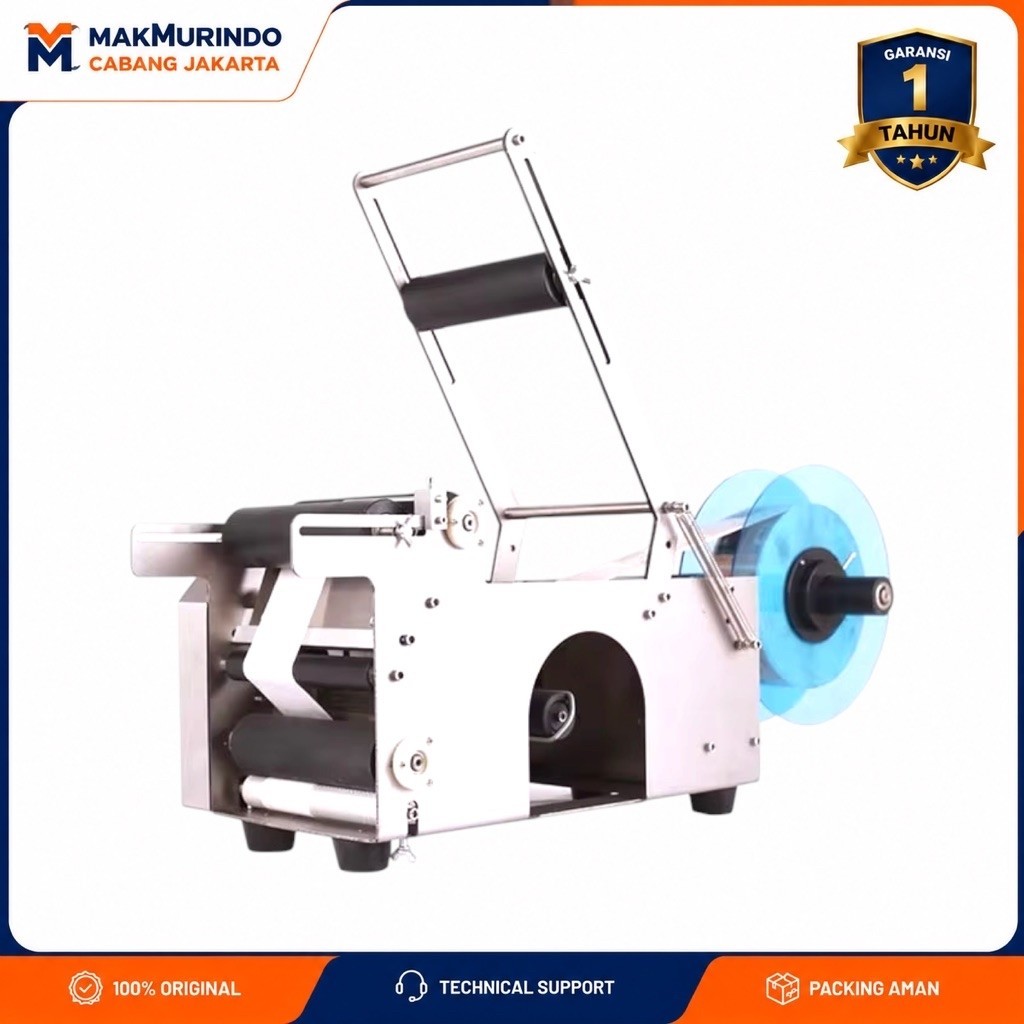 Mesin Labeling Semi Otomatis Label Sticker | Mesin Pemasang Label Stiker Botol Kemasan