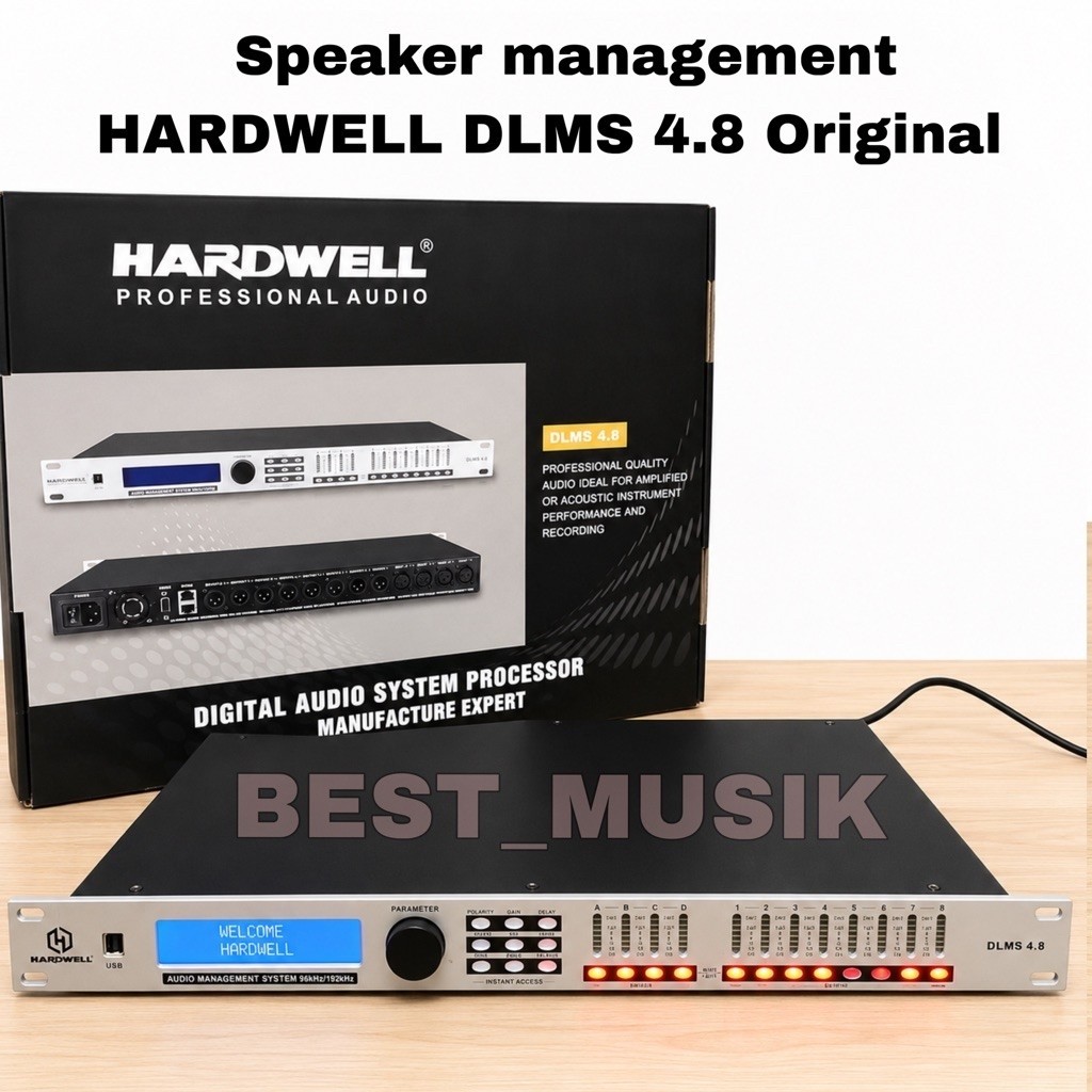 Speaker management hardwell dlms 4.8 Original 4 in 8 out DLMS4.8 HARDWELL