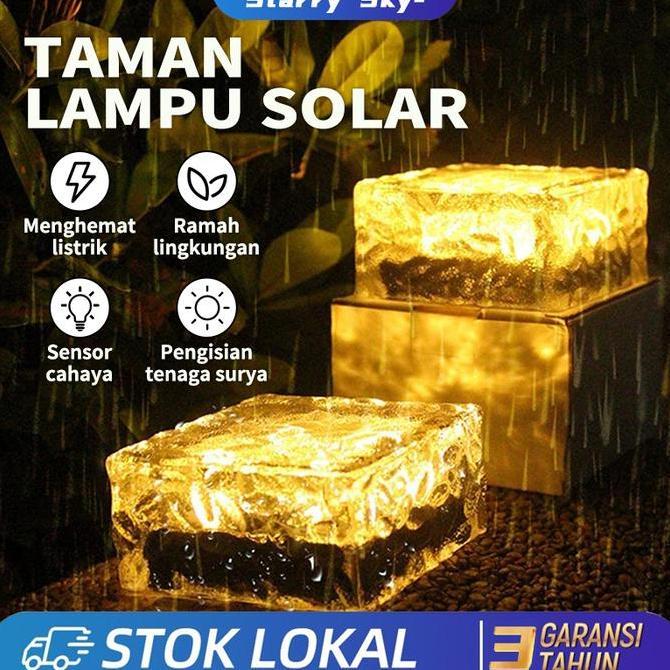 Lampu Taman Lampu Tangga Lampu Taman Solar LED Outdoor Kristal