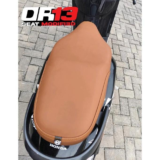 Kulit Jok Motor Mbtech Premium Carrera Special Warna Coklat