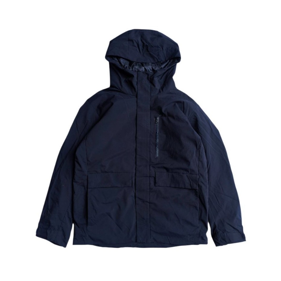 Uniqlo hybird down jacket 3d cut seamless dark navy
