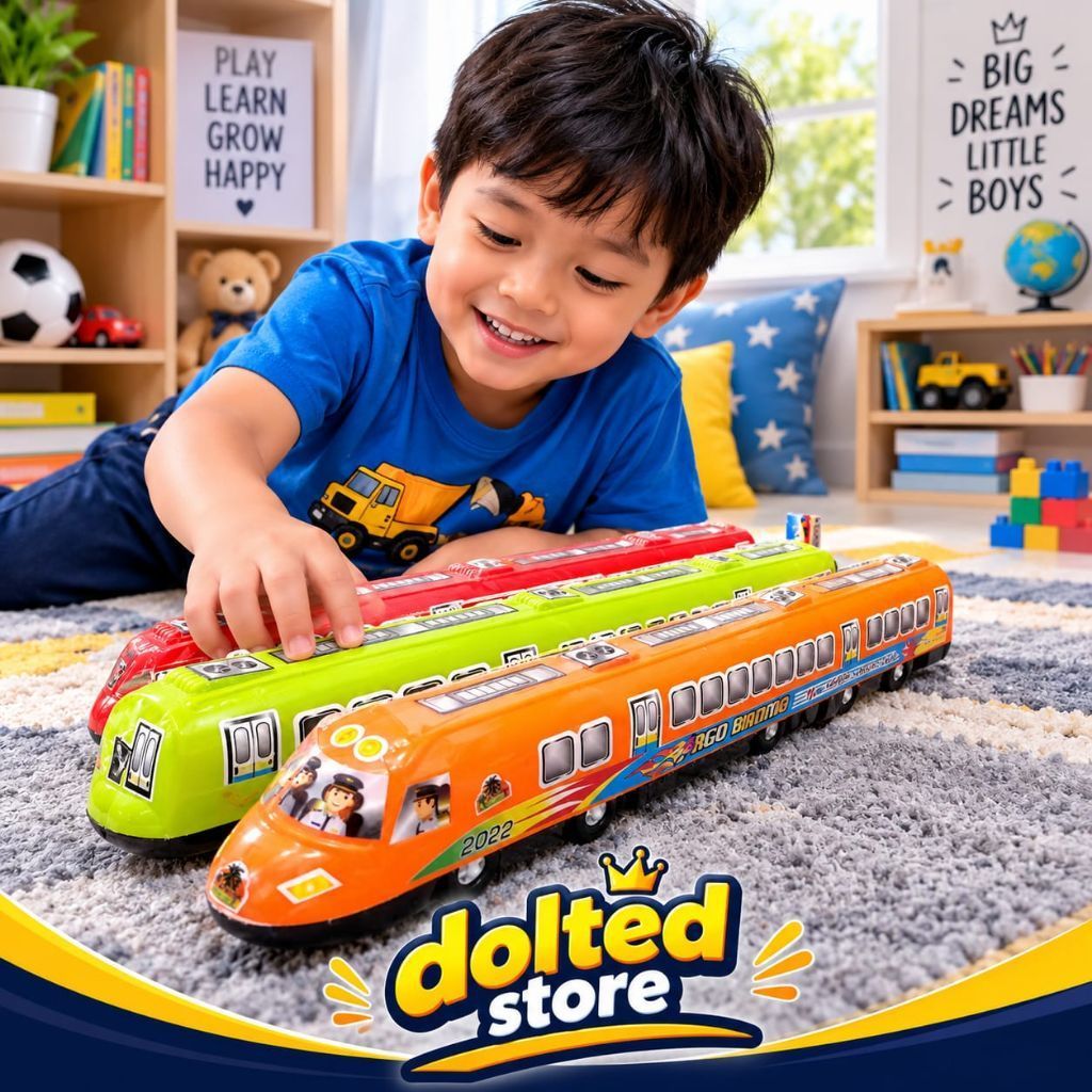 mainan kereta api MRT indonesia anak edukasi - mainan miniatur kereta MRT anaka murah