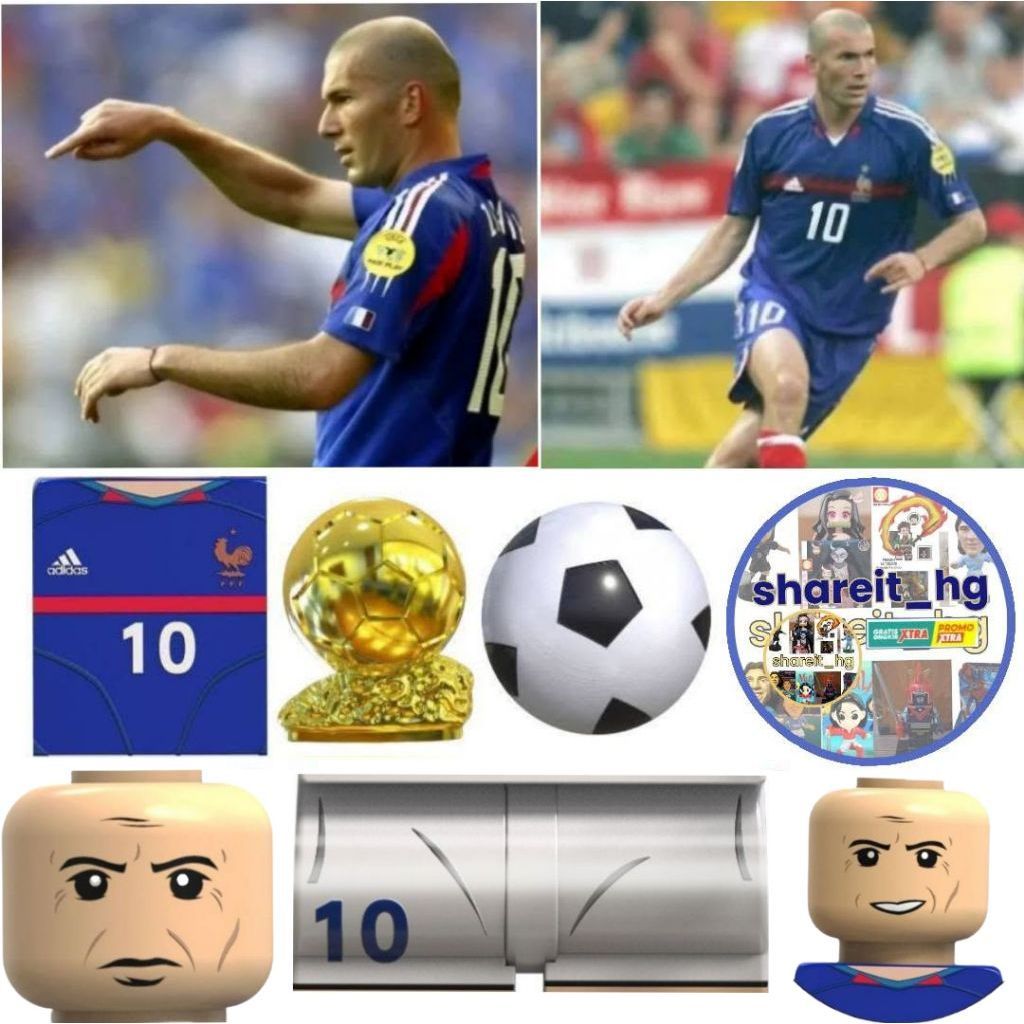 Action figure mini, Zidane Prancis EURO 2004