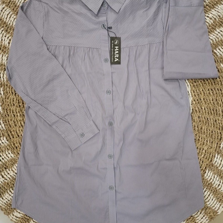 (TERBARU) BLUS HARA KATUN OXFORD