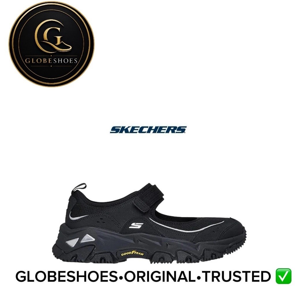 Skechers D'Lites Hiker Women's Training Shoes - Black