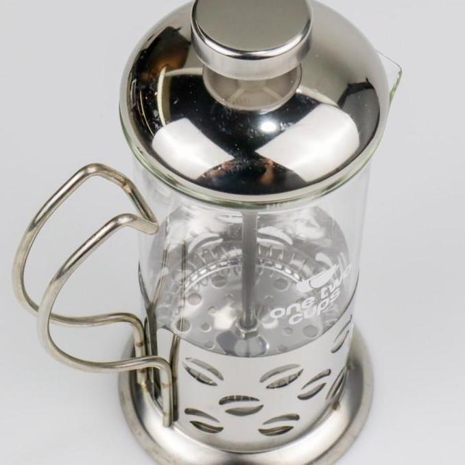 Paket Latte Art French Press Pembuih Susu + Milk Jug pitcher Stainless