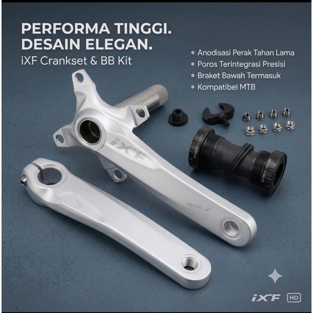Crank HT2 IXF Silver