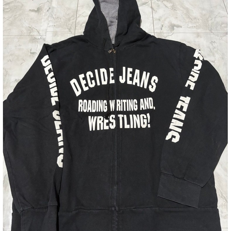 Jacket Hodie Zipper Decided Jeans  LD 114 - Second