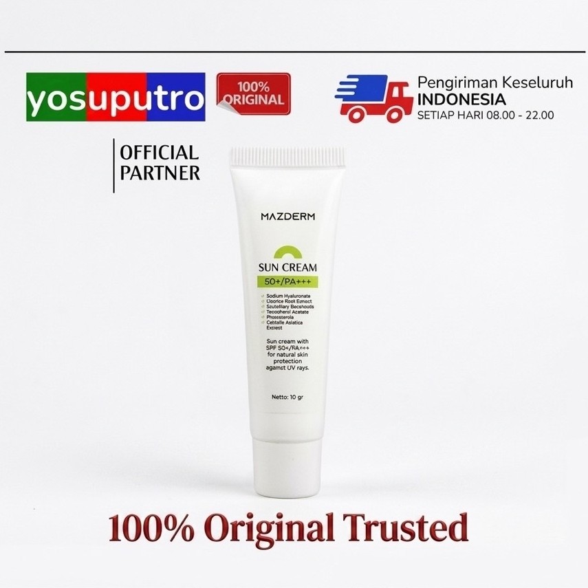Mazderm Sun Screen Penganti Sun Protection  D2 SUN CREAM SPF 50+/PA+++