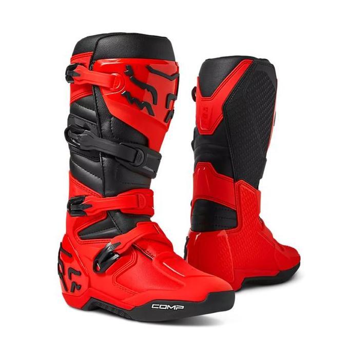 Boots FOX Comp Flo Red Sepatu Boots FOX Comp Flo Red Cross Trail Orinal