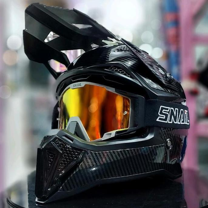 Helm Cross Scott Carbon Google Motorcycle Helmet Trail