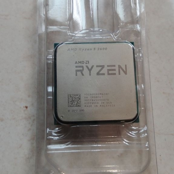 CPU AMD Ryzen 5 2600 fullset second murah