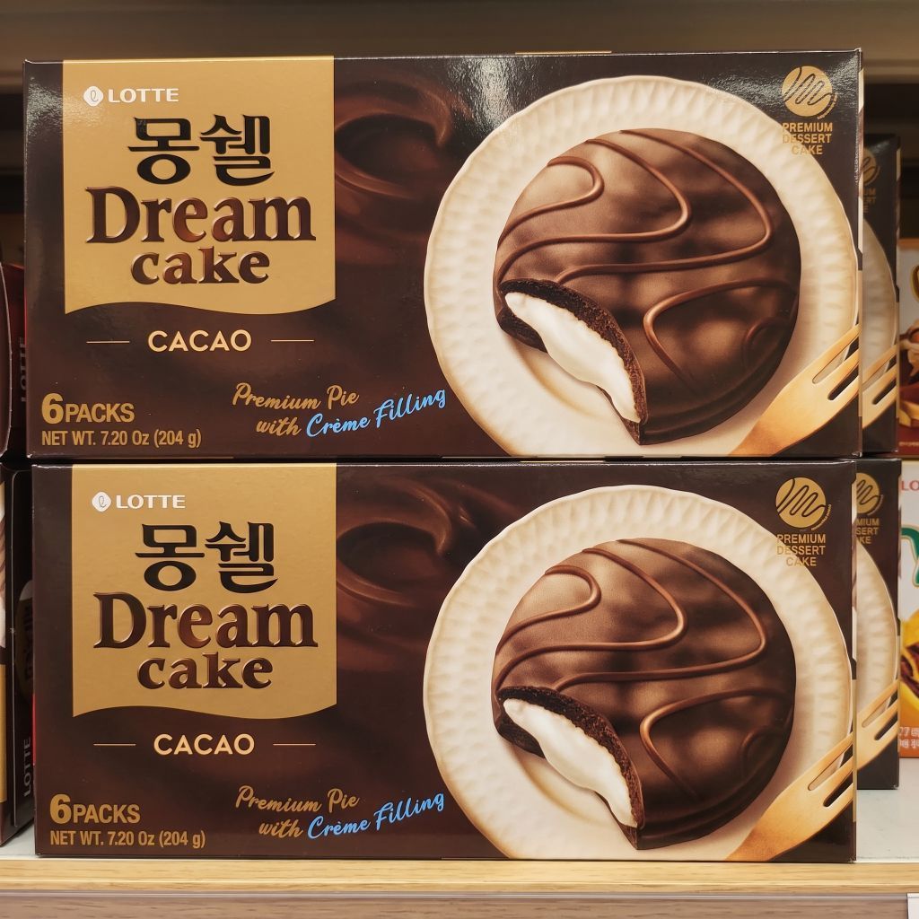 LOTTE Dream Cake Cacao 204gr import Korea