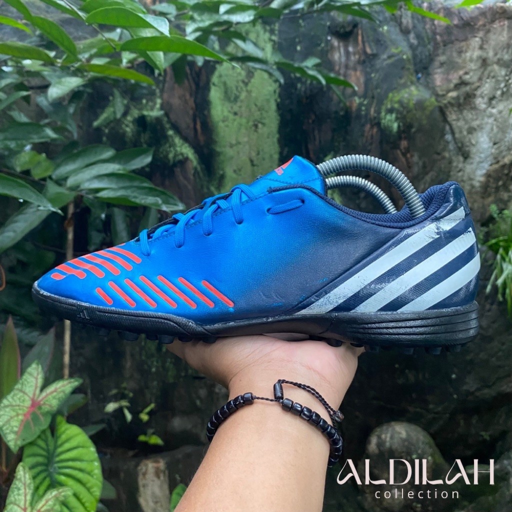 adidas Predator Absolado LZ TRX TF Blue White Size 42 (26.5cm) Sepatu Bola / Mini Soccer