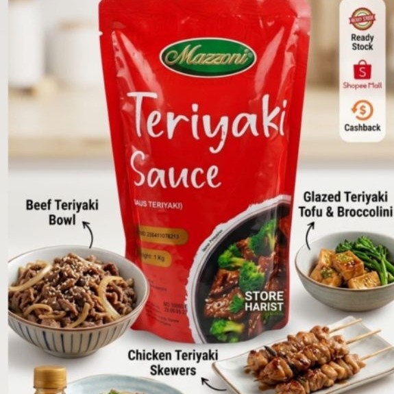 Mazzoni Saus Teriyaki 1kg
