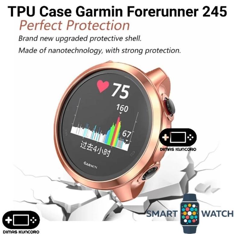 TPU Case Garmin Forerunner 245 silicone silikon bumper cover fr fr245 music