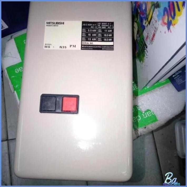 MAGNETIC CONTACTOR MITSUBISHI MSN35 / MS-N35 / MSN35 MITSUBISHI FREE ONGKIR