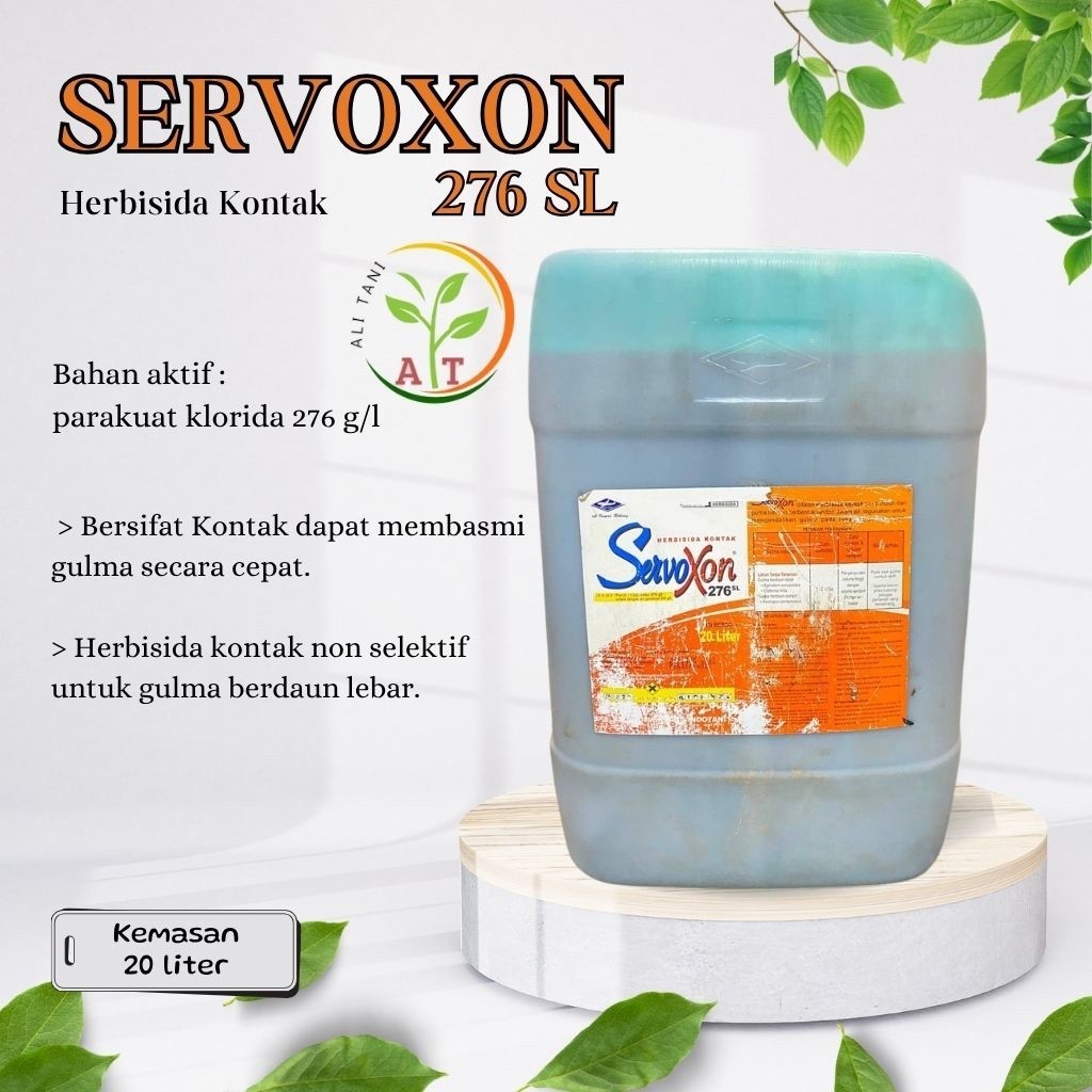 (20 L) SERVOXON 276 SL Herbisida Kontak Racun Rumput Pembasmi Gulma