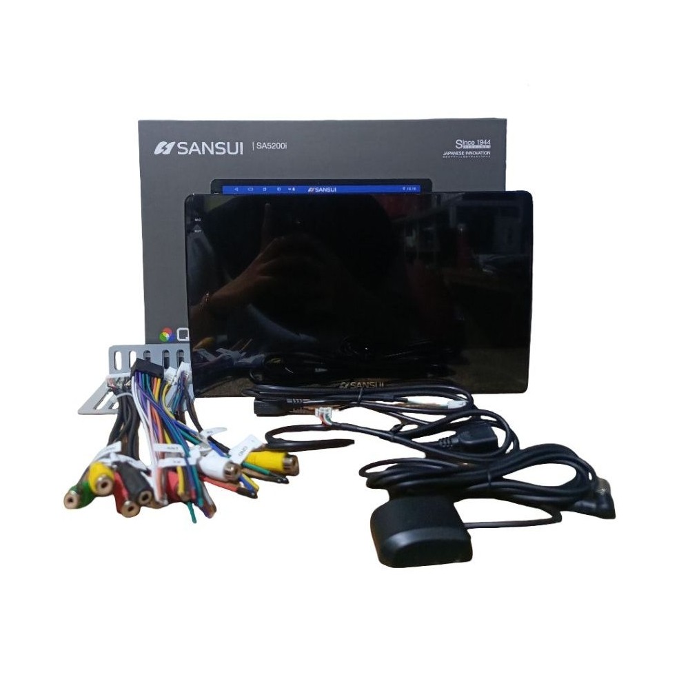 Head unit Android sansui lota series Ram 2/64 GB sansui android 10 inch head unit tape mobil