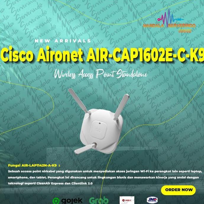 Cisco Aironet AIR-CAP1602E-C-K9 Wireless Access Point Standalone