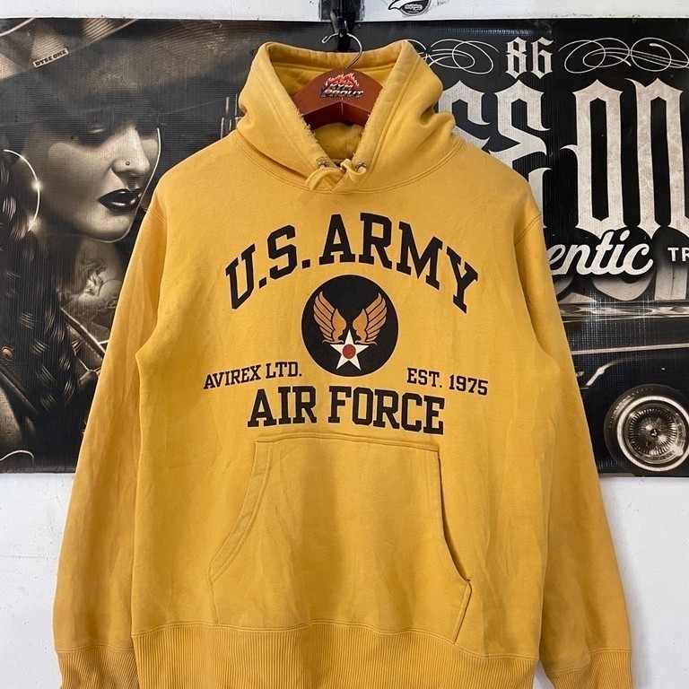 vintage hoodie avirex