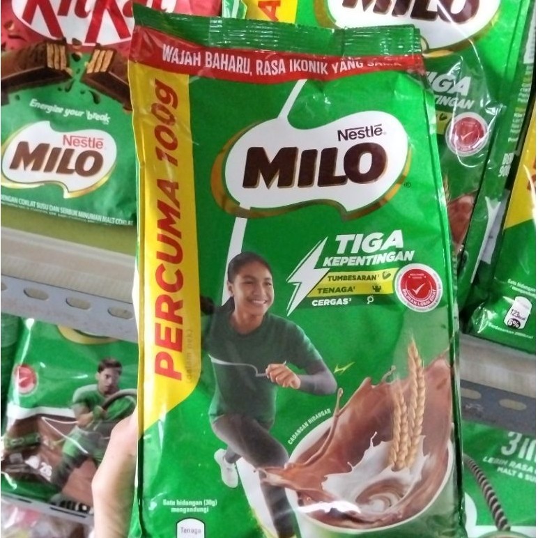 Milo Malaysia Original 1kg Coklat Kadaluarsa 2028