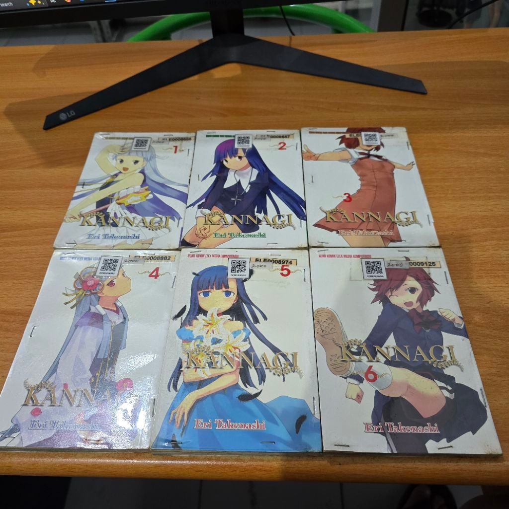 Bundle Komik Kannagi Volume 1-6 Preloved