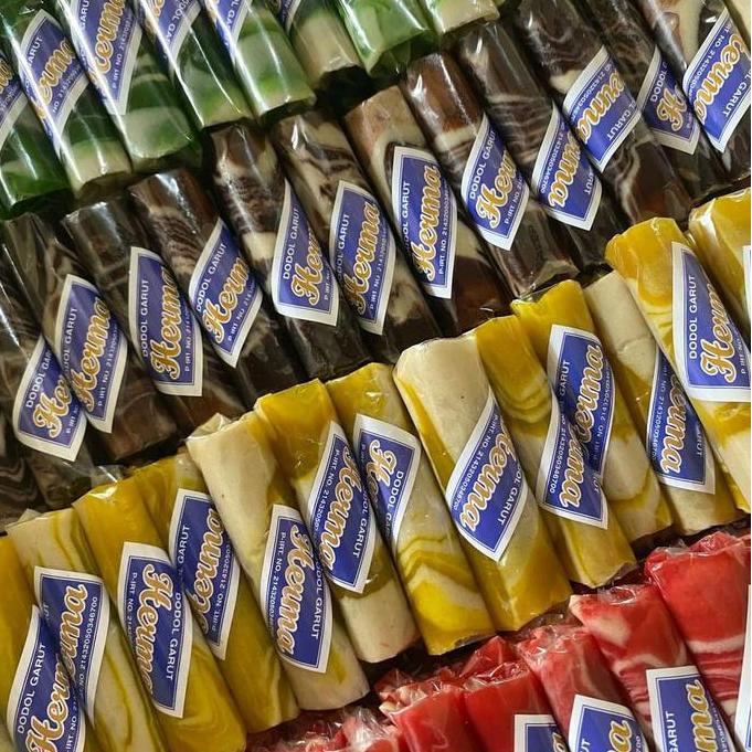 Dodol Garut zebra - Dodol pelangi herma kemasan 1 kg