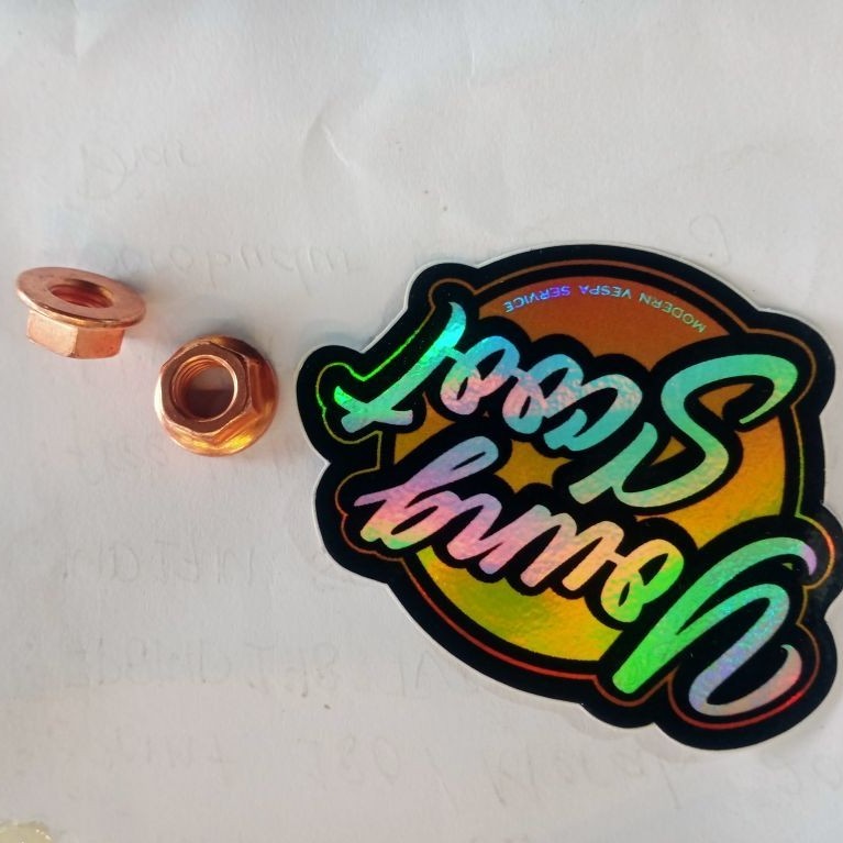 Mur knalpot vespa matic original part