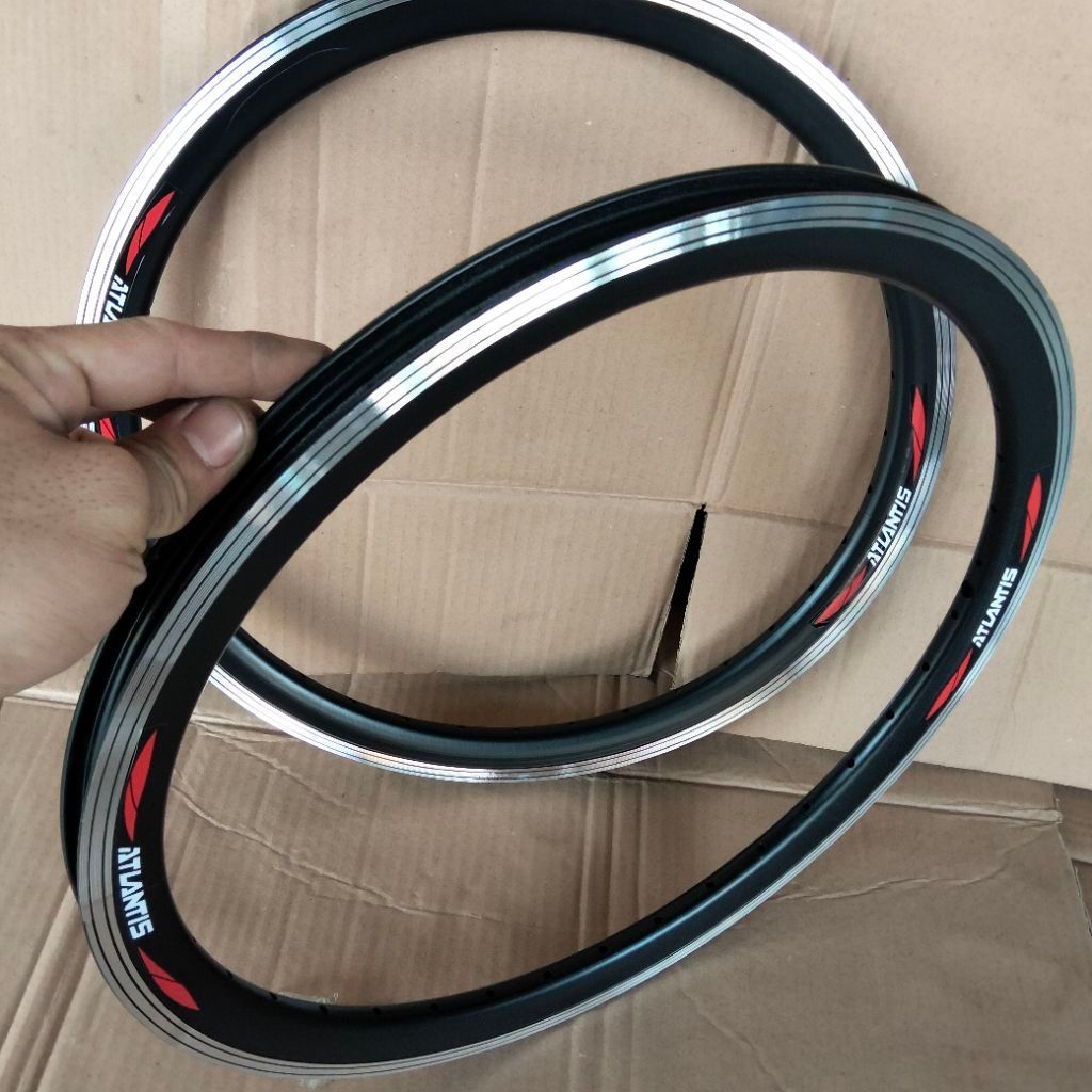 rims 20 inch 36 hole double wall bahan Alloy harga 1 pcs untuk sepeda ukuran 20 inch