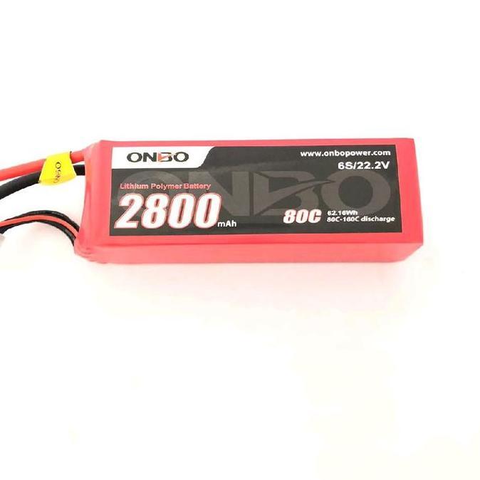 Lipo 6S 22.2V 2800Mah 80-160C Onbo Power