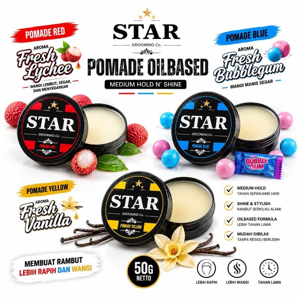 Pomade Oilbased STAR GROOMING