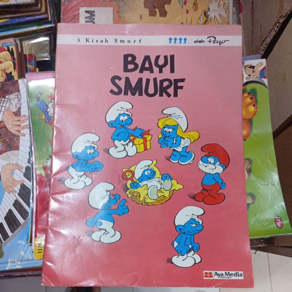 komik warna 3 kisah smurf bayi smurf
