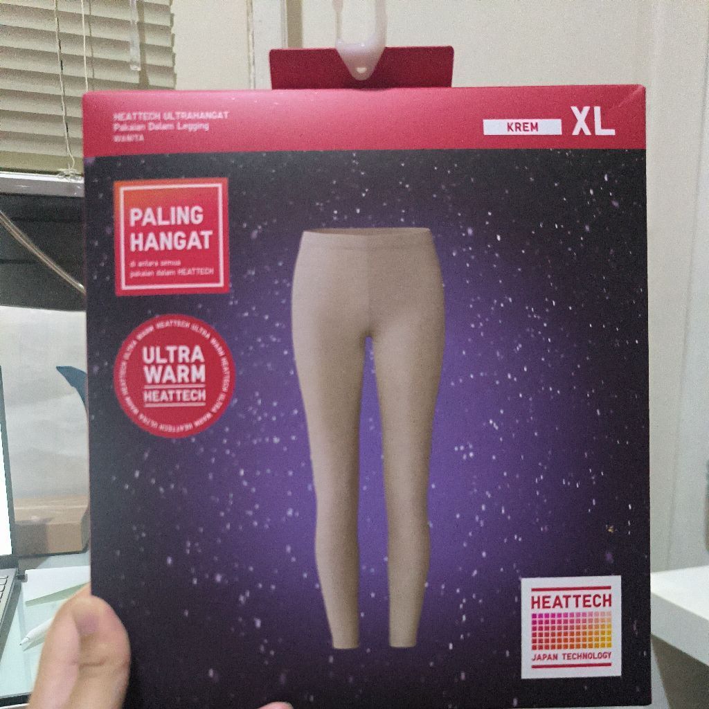 heattech ultrawarm Krem XL uniqlo