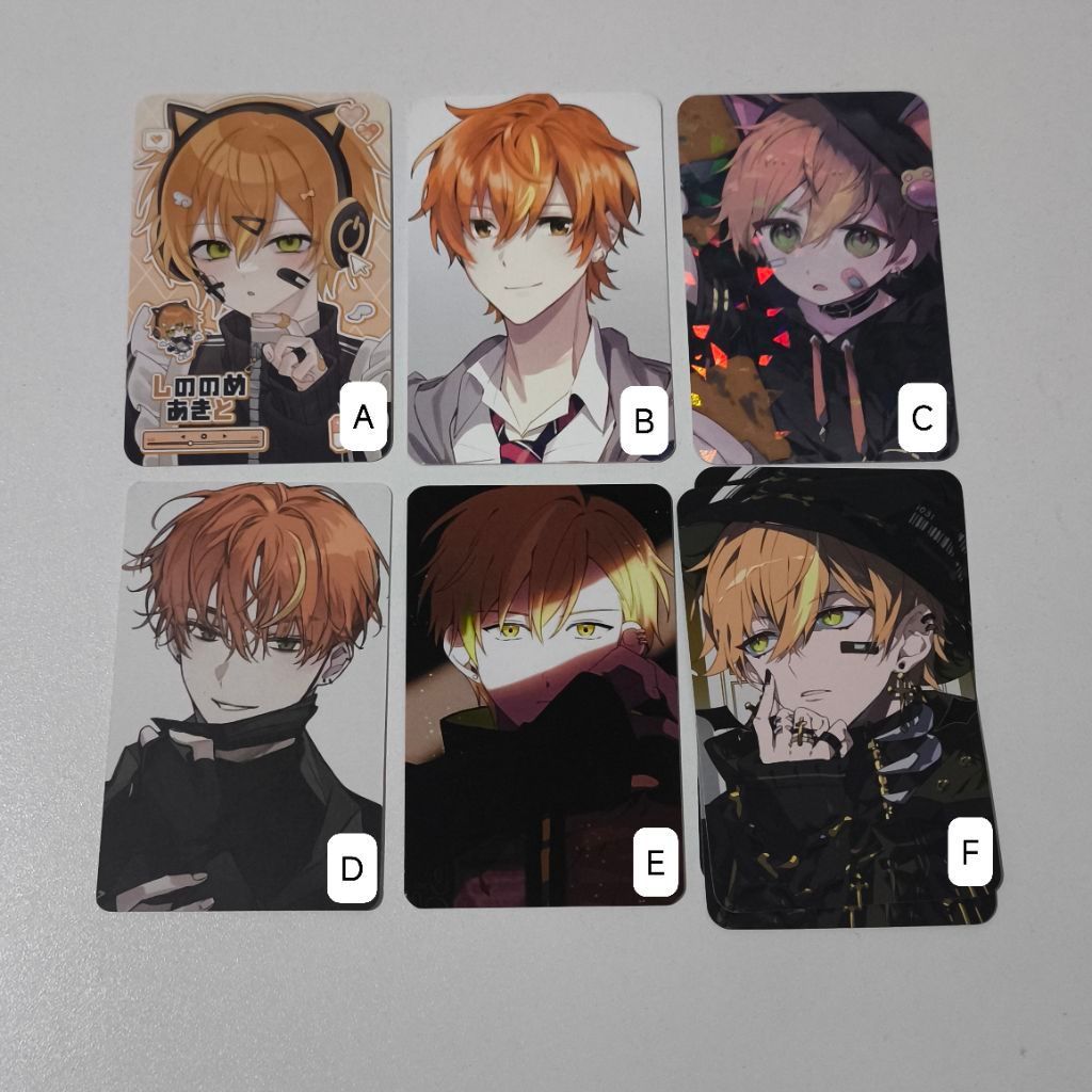 project sekai akito shinonome fanmerch photocard