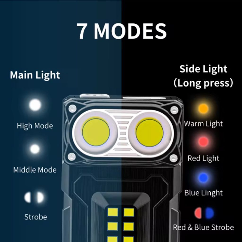 Senter LED COB Taffled