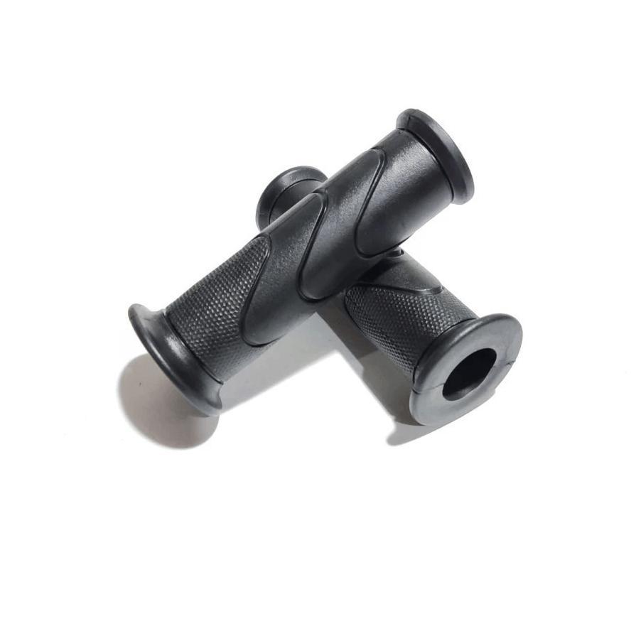 READY STOCK GRIP MOTOR HAND GRIP MODEL STANDAR HONDA + JALU STANG STIR CHROME HANDGRIP HANDFAT HITAM