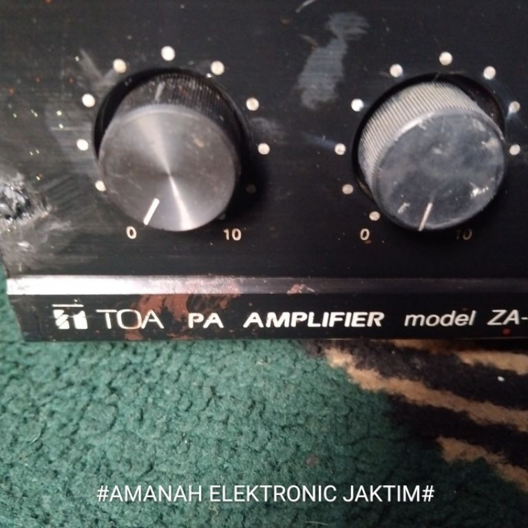 Amplifier TOA Type ZA 1061 Bekas Normal Apa adanya