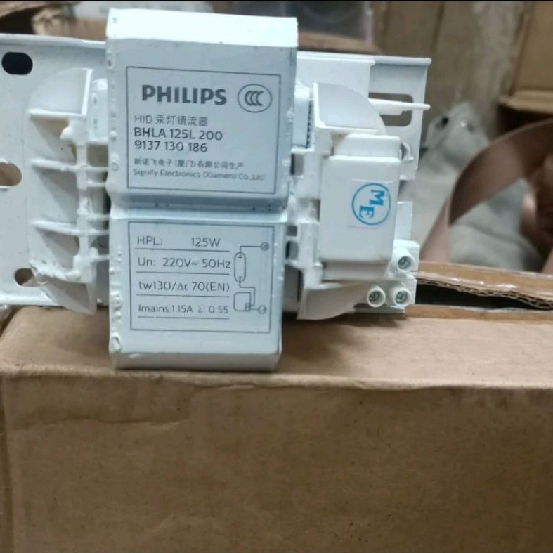 Philips Trafo Ballast BHLA 125 Watt Philips Untuk Lampu HPLN 125W  BHL