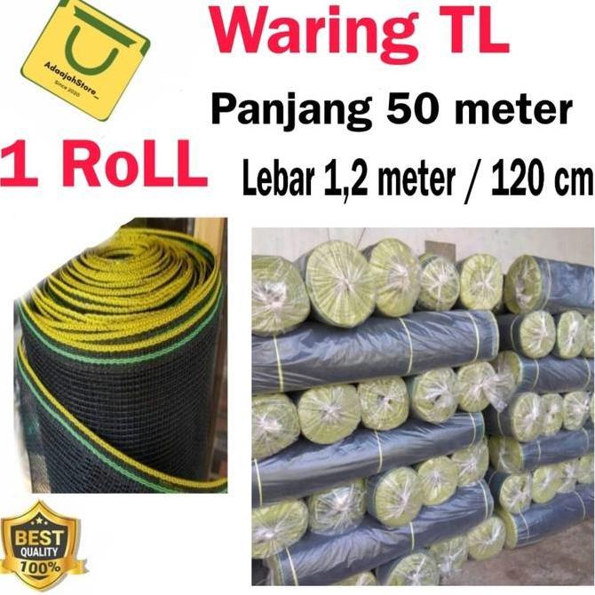 Waring jaring 1 Roll ( 50 meter ) Jaring waring pagar