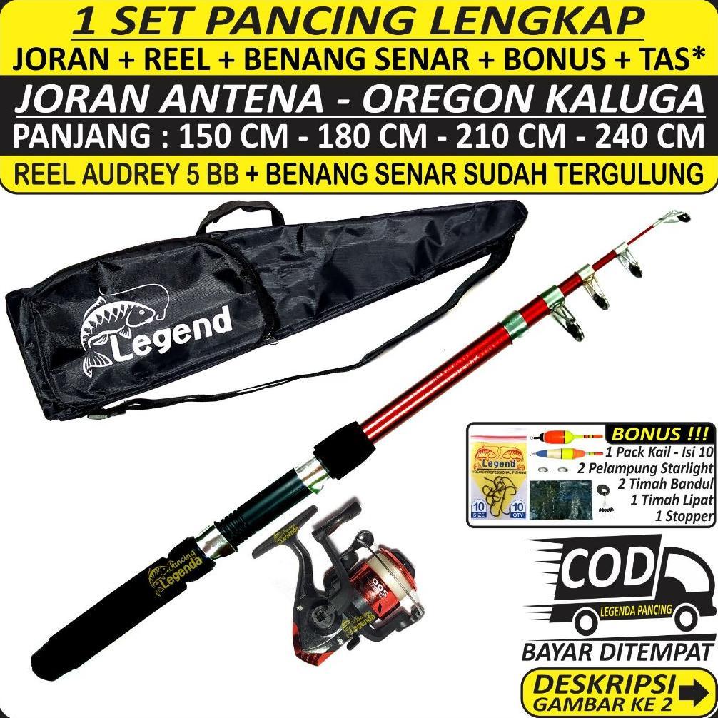 PANCING 1 SET LENGKAP - Joran Antena Oregon Kaluga 1.5 / 1.8 / 2.1 / 2.4 Meter