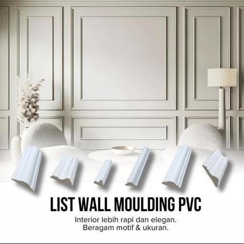 List Wall Moulding PVC Ukiran Dinding 2,4 Meter