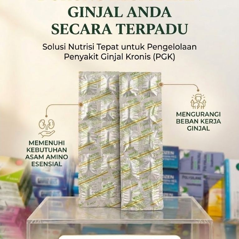 NOCID STRIP 10 KAPLET SUPLEMEN KESEHATAN GINJAL
