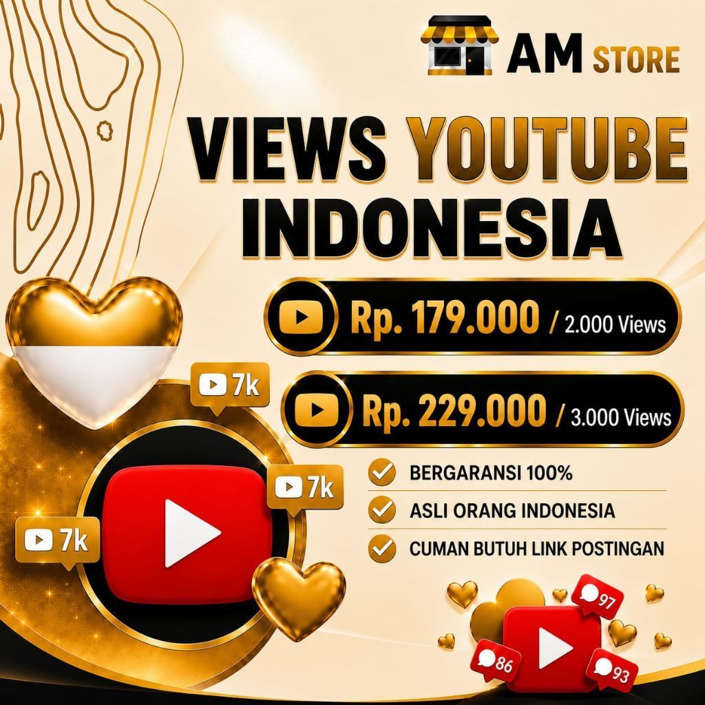 JUAL VIEWS YOUTUBE INDONESIA