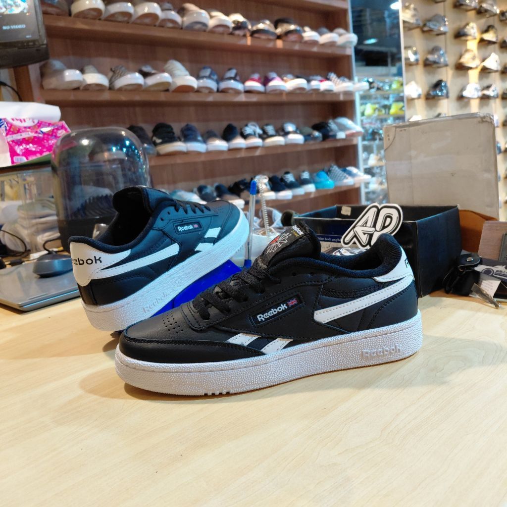 Reebok Club C85 Leather Black White