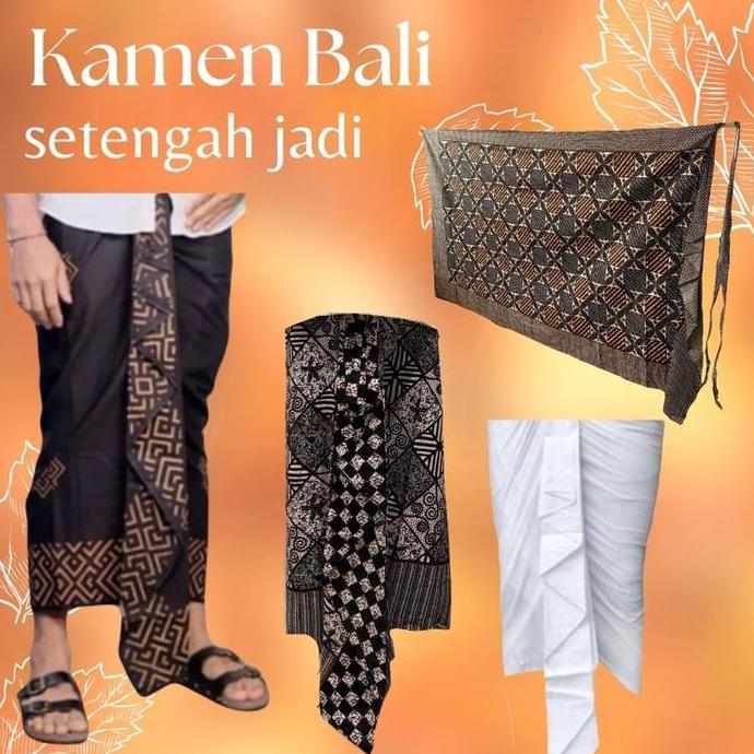 Kamen / Kancut Bali Katun Setengah Jadi Dewasa