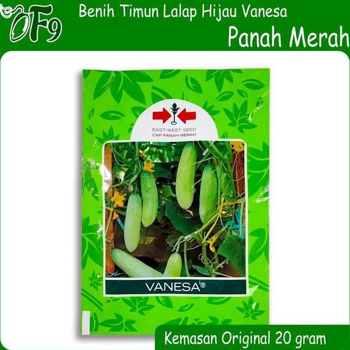 Yardue- Benih Timun Lalap - Bibit Mentimun Hijau Vanesa Panah Merah 20 Gram